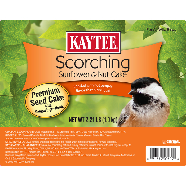 Kaytee Products Scorch Nut Cake 2.2Lb 100542413